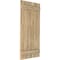 Ekena Millwork Americraft 6-Board, 2 Batten Exterior Real Wood Joined Board-n-Batten Shutters, ARW101BB621X75UNH, PR ARW101BB621X75UNH - alternate 9